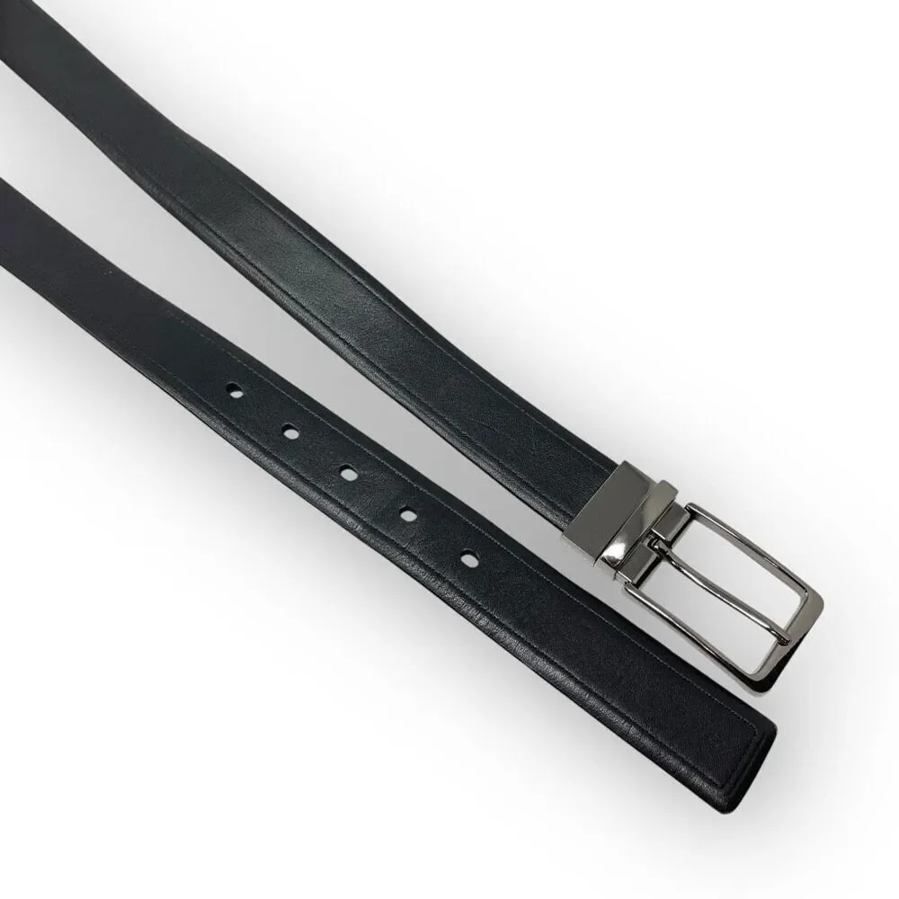 Big & Tall Black Brown Reversible Stylish Dress Belt Stylish Men’s Size 56